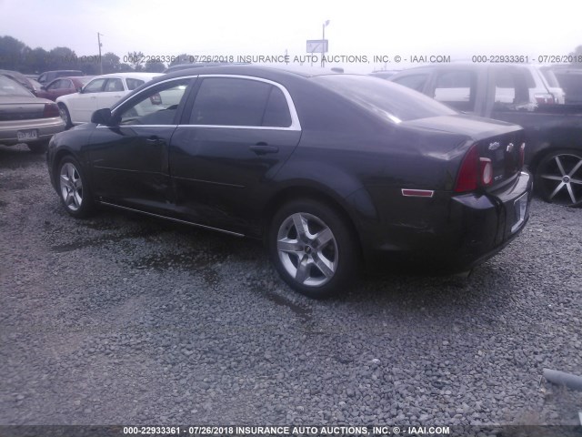 1G1ZH57B294172520 - 2009 CHEVROLET MALIBU 1LT 黑色 照片 3