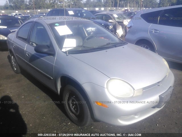 1B3ES46C71D226248 - 2001 DODGE NEON SE/ES SILVER photo 1