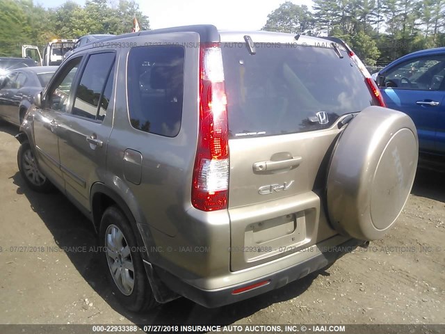 SHSRD78946U408379 - 2006 HONDA CR-V SE/EX GOLD photo 3