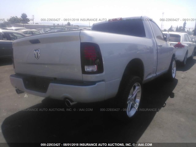 3C6JR6CT2HG745592 - 2017 RAM 1500 SPORT SILVER photo 4