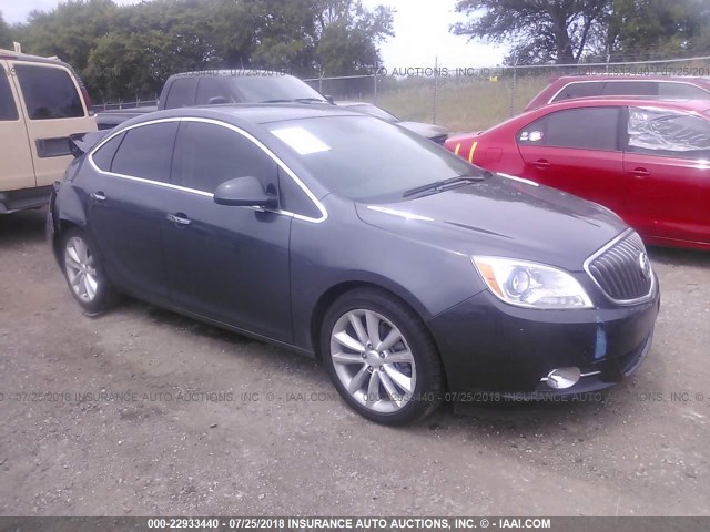 1G4PT5SV8D4144112 - 2013 BUICK VERANO PREMIUM GRAY photo 1