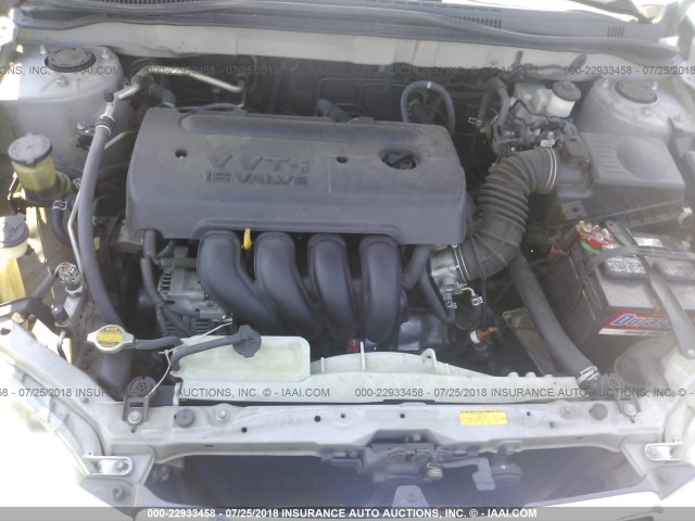 1NXBR32E46Z661875 - 2006 TOYOTA COROLLA CE/LE/S 银色 照片 10