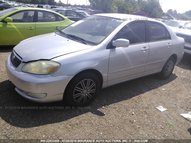 1NXBR32E46Z661875 - 2006 TOYOTA COROLLA CE/LE/S 银色 照片 2