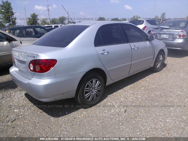 1NXBR32E46Z661875 - 2006 TOYOTA COROLLA CE/LE/S 银色 照片 4