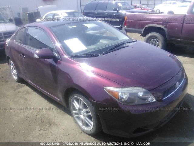 JTKDE177760141418 - 2006 TOYOTA SCION TC 勃艮第红 照片 1