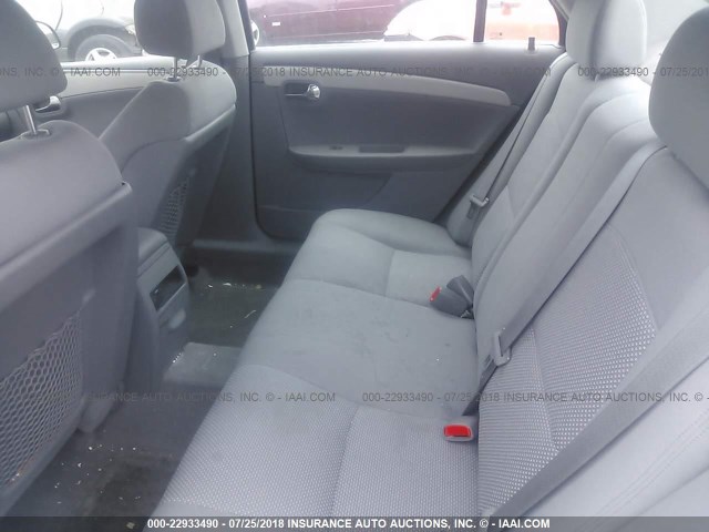 1G1ZG57B18F153690 - 2008 CHEVROLET MALIBU LS ნაცრისფერი ფოტო 8