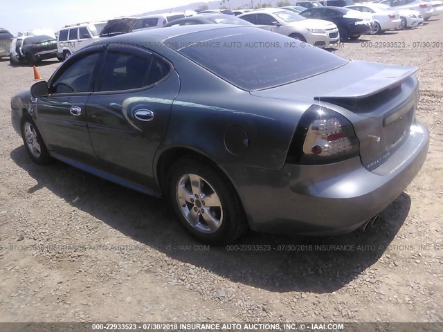 2G2WS522951147353 - 2005 PONTIAC GRAND PRIX GT GRAY photo 3