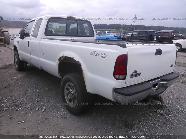 1FTWX31556EB50859 - 2006 FORD F350 SRW SUPER DUTY WHITE photo 3