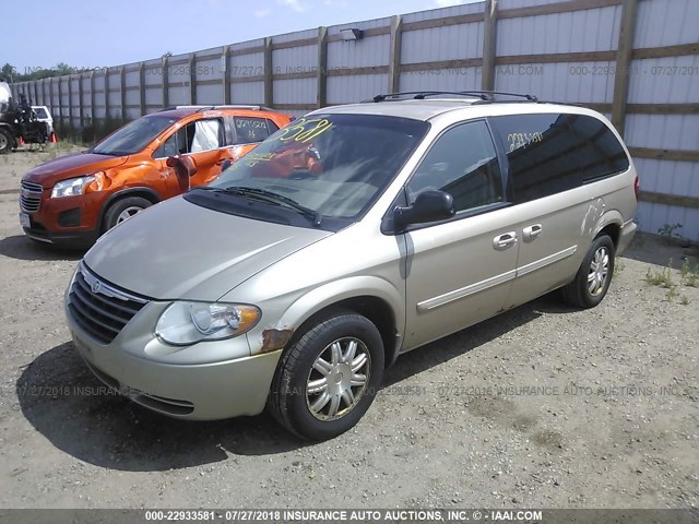 2A4GP54L66R822967 - 2006 CHRYSLER TOWN & COUNTRY TOURING GOLD photo 2