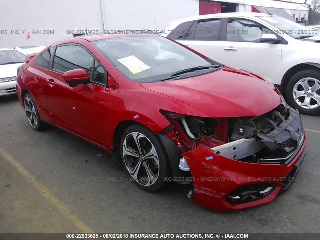 2HGFG4A59FH705778 - 2015 HONDA CIVIC SI RED photo 1