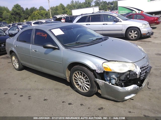 1C3EL56R35N502452 - 2005 CHRYSLER SEBRING TOURING SILVER photo 1