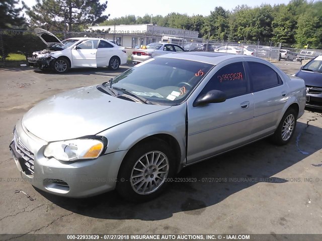 1C3EL56R35N502452 - 2005 CHRYSLER SEBRING TOURING SILVER photo 2