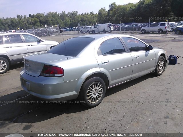 1C3EL56R35N502452 - 2005 CHRYSLER SEBRING TOURING SILVER photo 4