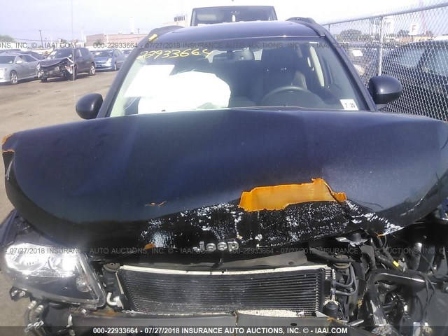 1C4NJDEB5FD395590 - 2015 JEEP COMPASS LATITUDE 黑色 照片 10