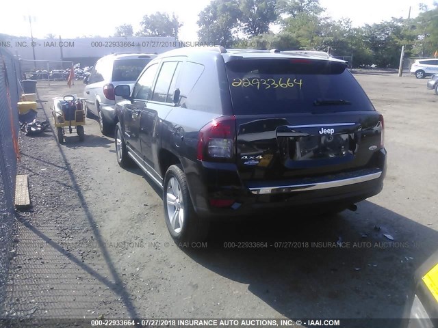 1C4NJDEB5FD395590 - 2015 JEEP COMPASS LATITUDE 黑色 照片 3