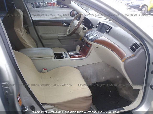 JNKAY01FX6M258302 - 2006 INFINITI M35 SPORT GOLD photo 5