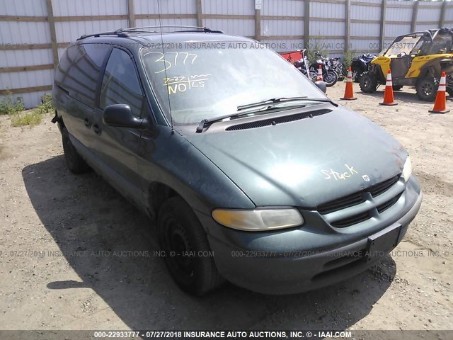 1B4GP44R0WB773152 - 1998 DODGE GRAND CARAVAN SE/SPORT GREEN photo 1