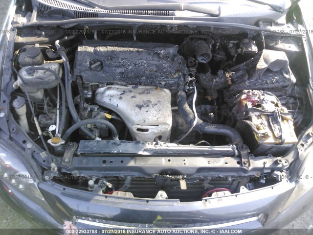 JTKDE177150002092 - 2005 TOYOTA SCION TC 灰色 照片 10