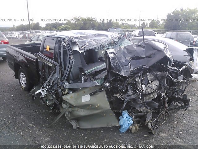 5TFTX4CN1CX019689 - 2012 TOYOTA TACOMA ACCESS CAB Schwarz Foto 1