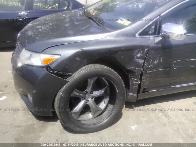 4T3BK11A19U005149 - 2009 TOYOTA VENZA GRAY photo 6