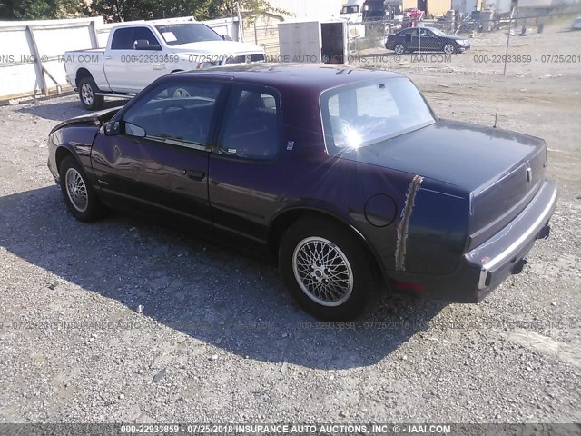 1G3EV11C2KU303587 - 1989 OLDSMOBILE TORONADO TROFEO BURGUNDY photo 3