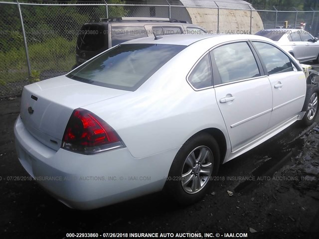 2G1WA5E35F1149579 - 2015 CHEVROLET IMPALA LIMITED LS WHITE photo 4