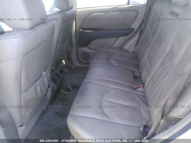 JT6HF10U0X0053633 - 1999 LEXUS RX 300 WHITE photo 8