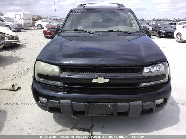 1GNET16S146110528 - 2004 CHEVROLET TRAILBLAZER EXT LS/EXT LT BLACK photo 6