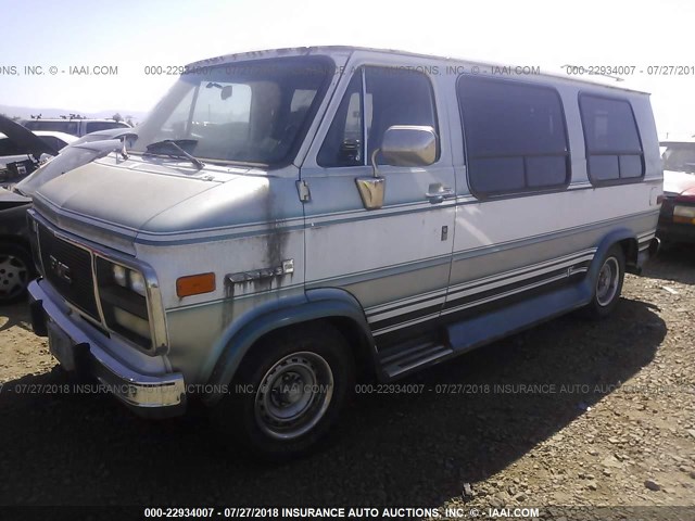 1GDEG25K7N7511710 - 1992 GMC RALLY WAGON / VAN G2500 WHITE photo 2