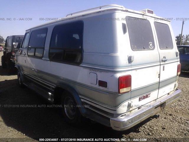 1GDEG25K7N7511710 - 1992 GMC RALLY WAGON / VAN G2500 WHITE photo 3