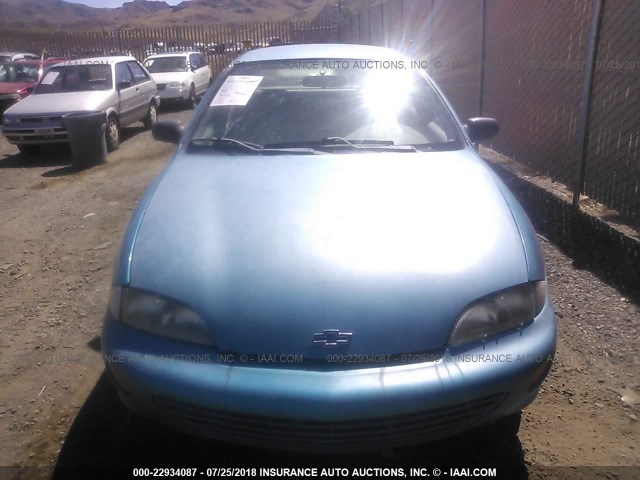 1G1JF5248X7140212 - 1999 CHEVROLET CAVALIER LS TEAL photo 6