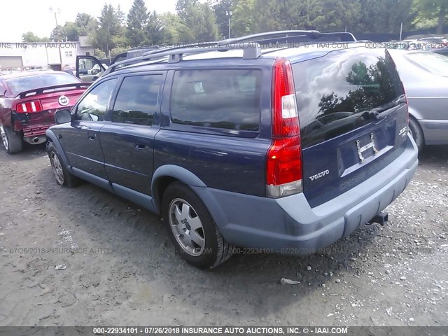 YV1SZ59H941144337 - 2004 VOLVO XC70 BLUE photo 3