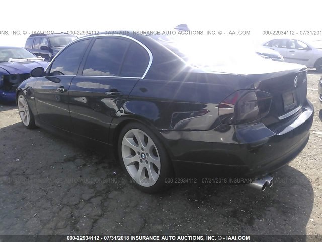 WBAVB33566PS12648 - 2006 BMW 330 I BLACK photo 3