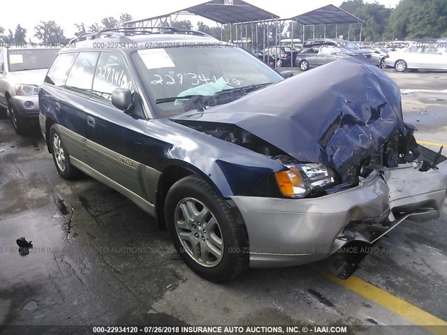 4S3BH675537656874 - 2003 SUBARU LEGACY OUTBACK AWP 蓝色 照片 1