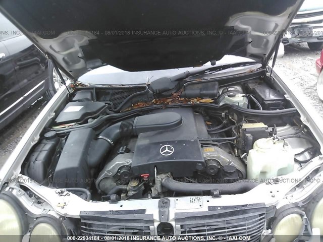 WDBJF72F6VA317438 - 1997 MERCEDES-BENZ E 420 SILVER photo 10