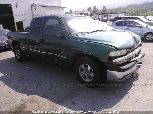 2GCEC19T5Y1181127 - 2000 CHEVROLET SILVERADO C1500 GREEN photo 1