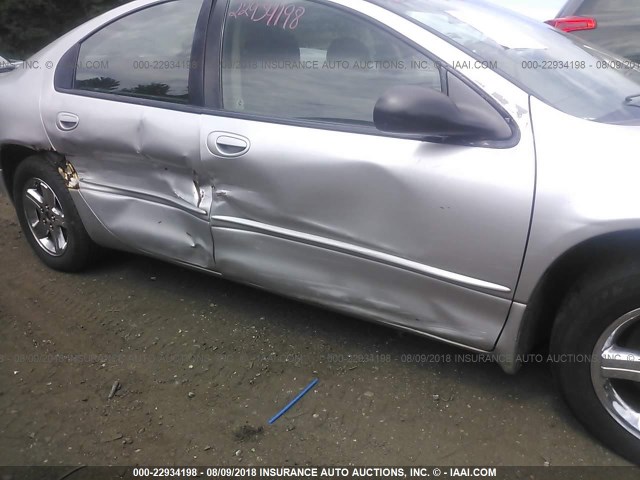 2B3HD56G04H683927 - 2004 DODGE INTREPID ES/SXT SILVER photo 6