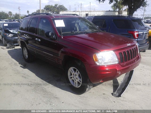 1J4GW48S34C200959 - 2004 JEEP GRAND CHEROKEE LAREDO/COLUMBIA/FREEDOM 红色 照片 1