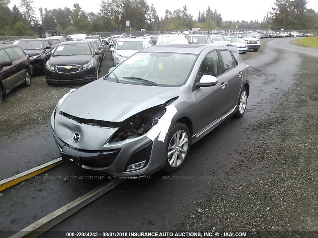 JM1BL1M65B1497466 - 2011 MAZDA 3 S SILVER photo 2