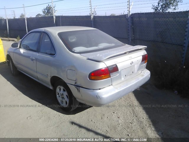 1N4AB42D9VC513359 - 1997 NISSAN 200SX SE SILVER photo 3