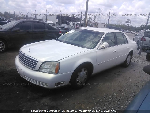 1G6KD54Y14U132406 - 2004 CADILLAC DEVILLE WHITE photo 2