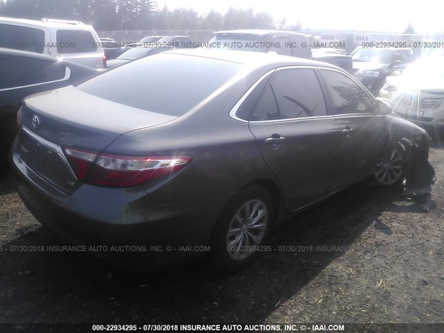 4T1BF1FKXFU486254 - 2015 TOYOTA CAMRY LE/XLE/SE/XSE 灰色 照片 4