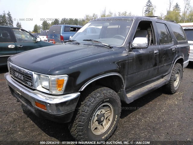 JT3VN39W6L8001003 - 1990 TOYOTA 4RUNNER VN39 SR5 BLACK photo 2