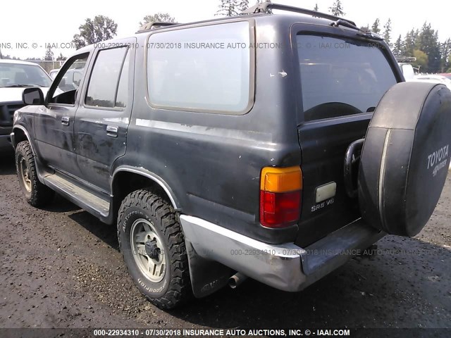 JT3VN39W6L8001003 - 1990 TOYOTA 4RUNNER VN39 SR5 BLACK photo 3