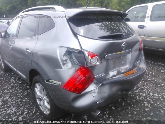 JN8AS5MV6CW405612 - 2012 NISSAN ROGUE S/SV GRAY photo 6