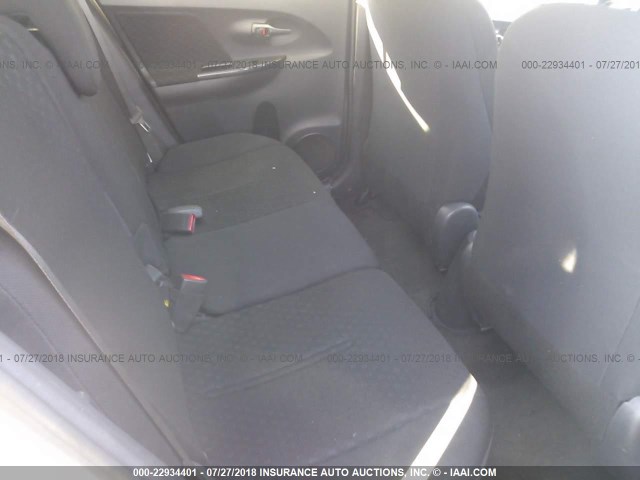 JTKKU10479J047452 - 2009 TOYOTA SCION XD WHITE photo 8