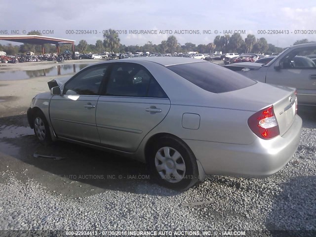4T1BE32K64U866550 - 2004 TOYOTA CAMRY LE/XLE/SE Gümüş foto 3
