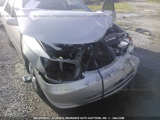 4T1BE32K64U866550 - 2004 TOYOTA CAMRY LE/XLE/SE Gümüş foto 6