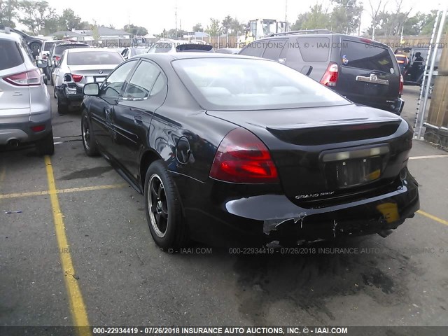 2G2WP522751193667 - 2005 PONTIAC GRAND PRIX BLACK photo 3