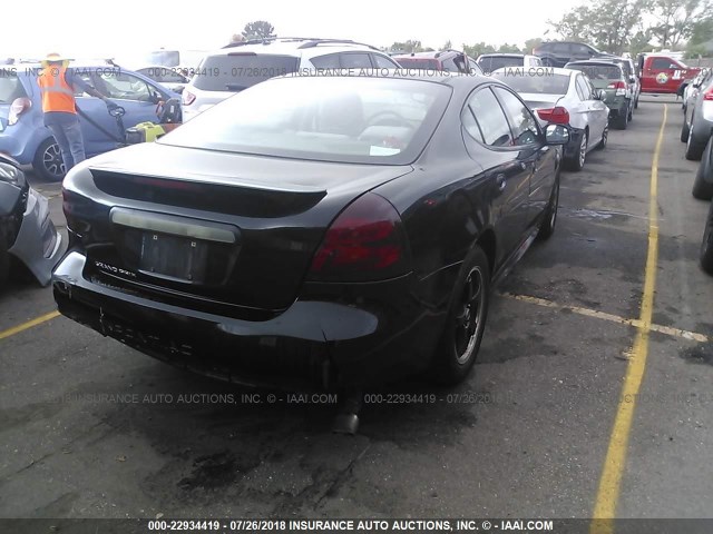 2G2WP522751193667 - 2005 PONTIAC GRAND PRIX BLACK photo 4